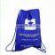 12 oz Black Cotton Drawstring Bag