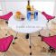 Promotional plastic outdoor folding table with 4 chairs