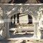 China Elegant Natural Carving Stone Mental Marble Angel Fireplace