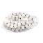 Trendy long knotted gemstone beads beaded neckalce