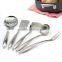 New 5-Piece Stainless Steel Kitchen Cooking Utensils With Hollow Handle