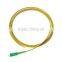 Low insertion loss SC 0.9mm 9/125 optical fiber pigtail SM waterproof fiber optic pigtail/patch cord