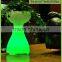 remote control led flower pots use in home and garden,plastic vase,