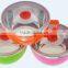 15cm Insulated Stainless Steel Instant Noodle Soup Bowl With Clear Lid