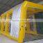 4mWx4mHx10mL Yellow Inflatable Spray Booth Inflatable Spray Tent Inflatable Car Paint Booth