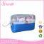 cheap and high quality lucency mesh makeup bag cosmetic bag with handle