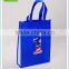 Alibaba Whenzhou resuable double handle non woven oem shoulder bags