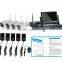 1.3MP IP camera 4ch wifi all-in one NVR 7 inch monitor wireless nvr kit