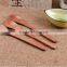 promotion wooden custom logo ice cream spoon