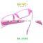 Plastics pink Reading glasses made in china