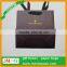 Face Eye Treatment Cosmetics Carrier Bag Gold Logo Black Eyelets Bag
