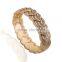 India Style Alloy Plated Gold Heart Shape Design Bangle Bracelet