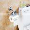 bathroom accessory with brass toliet paper roll holders for shower rail.