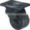 Black Nylon Wheel Low Gravity Plate Swivel Industrial Caster