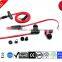 Factory manufacture noise cancelling flat cable earphone