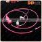 mobile accessories noise cancelling glowing earbuds 3.5mm EL wired ear piece earphone