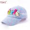 Hot Sale Promotional Custom Sports Cap for Kids Girls and Boys Flat Hat With Embroidered Letters PARIS