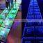KTV Bar Wedding Night Club Party Tempered Glass Mirror Magic RGB Colorful 3D LED DanceFloor Light