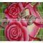 flower shaped light polyester blanket