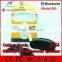 B6 black color wireless handsfree talking bluetooth speaker with led light for bicycle
