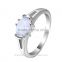 China 2016 new products opal ring birthstone jewelry wholesale manufacturer