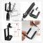 High quality cable take pole selfie stick monopod