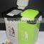 Colourful 2 Compartment 10 liter Plastic Dustbin. Suitable to be used as Office Dustbin, Toilet Dustbin, Sanitary Dustbin