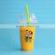 Reusable plastic coffee/juice/ice cream cup wiht dome lid