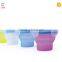 Food Grade Portable Convenient Collapsible Houseware Silicone Foldable Lunch Box