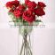 SJ1101502 Fabic silk red rose wholesale flowers