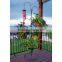 2016 new design round base composability floor metal wire flower pot stand