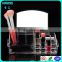Acrylic Cosmetics Display Stand with Make Up mirror for mall shelf