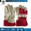 JX68E510 Hot Sale Industrial Welding Yellow Leather Work Glove