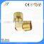 Brass elbow fitting pipe