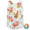 Baby Girls Children Clothes Red Rose Flower Prints Newborn Clothing Boutique Summer Sleeveless Baby Cotton Romper On Sale