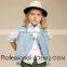 Girls Sleeveless Stripe Vest Design Stylish Kids Girl Autumn Cotton Stripe Waistcoat Custom