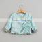 Latest design baby cotton linen sweet coat for 2-7 years old girl