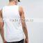 2017 Cheapest High Quality New Design Custom White Color Gym Wear Comfortable 97% Cotton 3% Spandex Fashion Men's Sport Vest