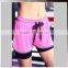 Ladies Sexy Workout Apparel Sport Yoga Exercise Gym Spandex Printed Women Sport Tight Shorts