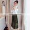 2017 Charmming dress high waisted long skirt Velvet long skirt
