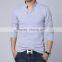 Men's Stand Collar Cotton T Shirt Camisa Polo Shirts