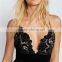 2017 OEM popular crocheted party sex mini dress with adjustable crisscross straps