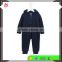 Navy Blue Cotton Animal Ears Hooded Baby Clothes Romper