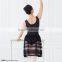 Bourdance V neck lace ballet dance dress