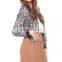 CHEFON Leopard Eyelash Bomber Jacket CFJ045