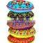 Decorative Rajasthani Suzani Embroidery Cushion Cover 18 By 18 Inches