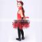 Fctory direct sale halloween style evil cosplay costume for girls