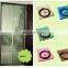 Folding Magnetic Screen door With fancy Jacquard design
