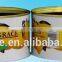 Emboss effect can digital uv printer with round tray