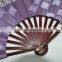 High quality 26cmL fabric bamboo folding fan